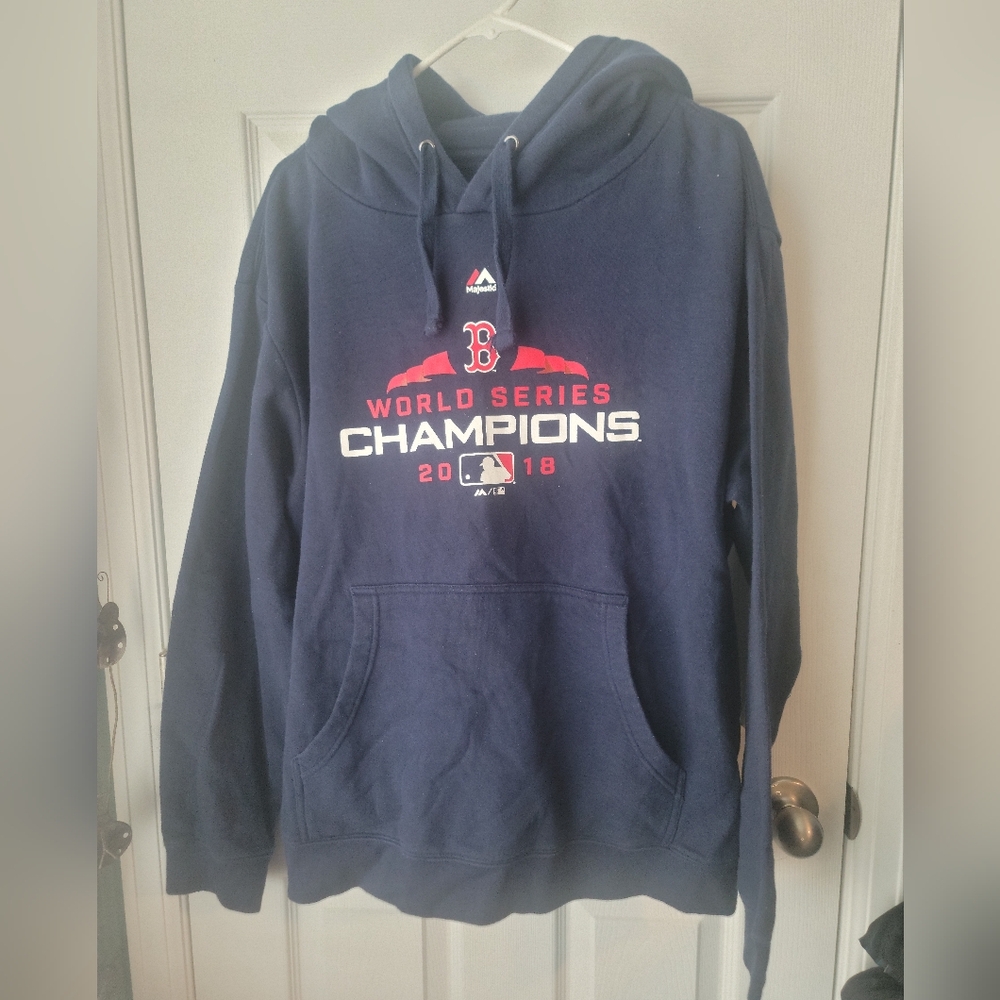 Boston Red Sox Men's SZXL 2018 World Series Champions Drawstring Pullover Hoodie